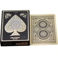 Resim Hype Store Gold Jumbo Plastik Su Geçirmez Jumbo Blackjack Iskambil Oyun Kağıdı CIN885SR 