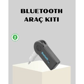 Resim İsmiyle Al Bluetooth Araç Kiti Aux Mp3 Çalar Kablosuz Eller Serbest Cihaz 