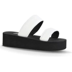 Resim Bueno Shoes Beyaz Sedefli-Paris Kadın Dolgu Topuklu Terlik 26WT752750 26WT752750 