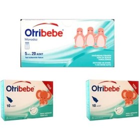 Resim Otribebe Burun Aspiratörü Yedek Ucu 2 x 10'lu + Monodoz 1 Paket 