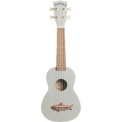 Resim Kala Makala Shark Soprano Ukulele (Fin Gray) 