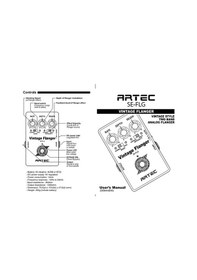 Resim Artec Se-flg Efekt Pedal Vıntage Flanger 