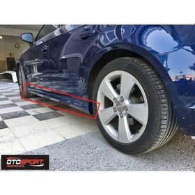 Resim Audi A3 8v Marşpiyel Takımı Sağ Sol 2016-2019 Fiberglass Boyasız 
