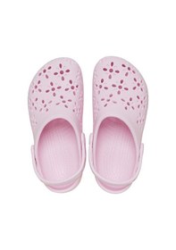 Resim Crocs Classic Floral Cut Out Clog K Çocuk Terliği 210943-6zw Pembe Pembe 