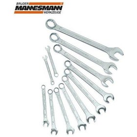 Resim Mannesmann 130-08 Dın Kombine Anahtar Takımı 8 Parça 8-19Mm N11.18175 