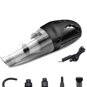 Resim Islak Ve Kuru El Tipi Yüksek Güçlü Taşınabilir Araç Elektrikli Süpürge R-6052c Usb Kablolu Elektrikli Süpürge Siyah 