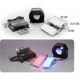 Resim Space Mikrofonlu Metal Siren Uzaktan Kumandalı -SSSR45-1 (Çakarlı Model) 