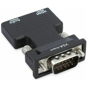 Resim Ancheyn Ses Destekli Hdmı To Vga Çevirici Dönüştürücü Adaptör 449 