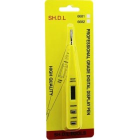 Resim Dijital Elektrik Kontrol Kalemi 12-220V (4887) 