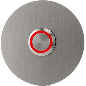 Resim Lockway Z301k Lockway Paslanmaz 304 Yuvarlak Zil Butonu Ø70mm Kırmızı Led 