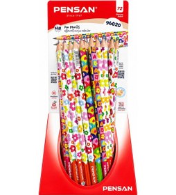 Resim Pensan Çiçek Desenli Kurşun Kalem 96020 Çok Renkli 