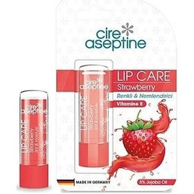 Resim Cire Aseptine Lip Care Strawberry Renkli Dudak Nemlendirici 4,5 g 