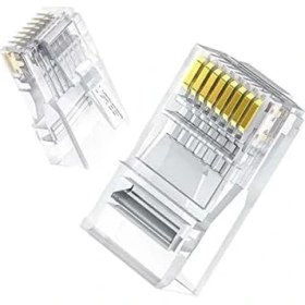 Resim Ecovibe Tkz Cat5 Cat6 RJ45 COB8P Ethernet Internet Modem Kablosu Soketi Network Tüm Cat5 Cat6 Uyumlu Soket (20) 