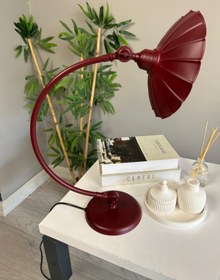 Resim Bamyum Risso Vişne Çürüğü Kuğu Gövde Masa Lambası Dekoratif Abajur Çocuk Odası Başucu Lambası Okuma Lambası 