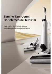 Resim Uwant D500 Vakum + Mop Kendini Temizleme Özellikli 17.000Pa Islak Kuru Şarjlı Süpürge 
