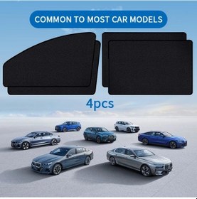 Resim Dashanshop 4 Parça Araç Perdesi Seti Ön Ve Arka Camlar İçin Uv Koruma Güneşlik 