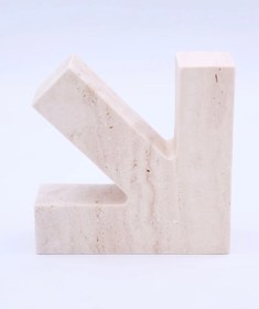 Resim Traverten Ok Kitap Tutucu 