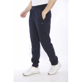 Resim Escetic Escetic Erkek Spor Lacivert 3 İplik, İçi Polarlı , Kışlık Kalın Kumaş Regular Eşofman Altı - B1294 