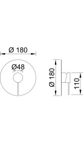 Resim Fause Ankastre Duş Bataryası Adonis 
