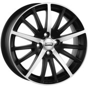 Resim CMS-465-14 6.5x15" -5x100 ET38 67.2 Diamond Matt Black Jant (4 Adet) 