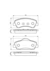 Resim Citroen C-Elyssee 1.5Hdi 2018-2022 Bosch Ön Balata N11.6510 
