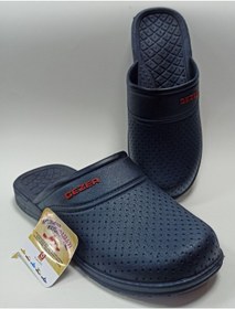 Resim Gezer Lacivert Marka Kaydırmaz Plastik Önü Kapalı Banyo,lavabo,balkon,teras,bahçe Terliği 