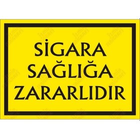 Resim Sigara Sağlığa Zararlıdır 