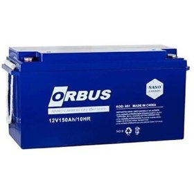 Resim Orbus 12 Volt 150 Amper Karbon Jel Akü Derin Döngü Deep Cycle 