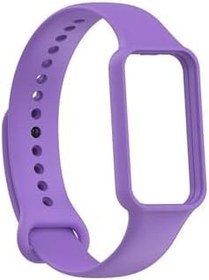 Resim Xiaomi Redmi Smart Band 2 İle Uyumlu Yumuşak Spor Silikon Kordon Mor 