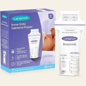 Resim Lansinoh Süt Saklama Poşeti 25 adet STD - STD / STD 