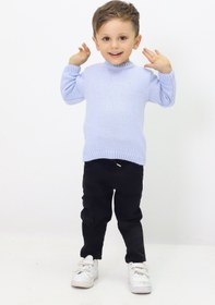 Resim Cloudy Kids Erkek Çocuk Bisiklet Yaka Triko Kazak 