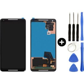 Resim Google Pixel 2 Xl G011c Uyumlu Servis Lcd Ekran Dokunmatik + Tamir Seti 