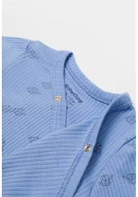 Resim BabyCosy Organik Modal Fil Baskılı 2 Li Kruvaze Uzun Kollu Badi Csym11318 001 