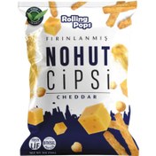 Resim ROLLING POPS Cheddarlı Çubuk Nohut Cipsi 56g 