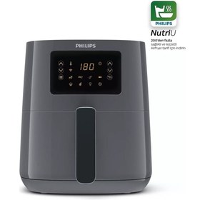 Resim Philips Uzaktan Bağlantılı Airfryer Essential Connected Airfryer Yağsız Pişiren Fritöz, 1400 W , 4.1 Litre 