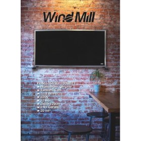 Resim Wındmıll Cam Panel Infrared Isıtıcı 700 Watt (600X1200X40) 