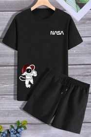 Resim trendypassion Nasa Şort T-shirt Eşofman Takımı 