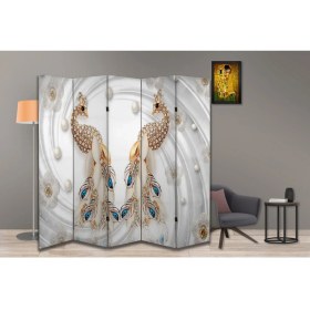 Resim Motifli Özel Tasarım Paravan Room Divider 180 x 200 cm 