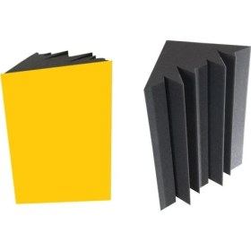 Resim Türkeli Bass Trap Akustik Sünger Bantlı 13 x 13 x 70 cm Yüksek Performanslı Ses Yalıtımı 