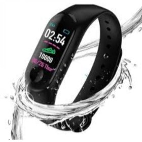 Resim BLUE İNTER Unisex Siyah M4 Renkli Ekran Akıllı Bileklik 