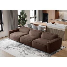 Resim hoom concept ORLANDO DERİ ÜÇLÜ KOLTUK 