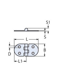 Resim Plastik Menteşe Kısa - Kısa Siyah 