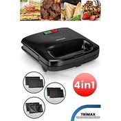 Resim GOLDMASTER GM7452 TRIMAX 4 IN 1 TOST IZGARA WAFFLE SANDVIC MAKINESI 