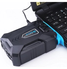 Resim Alfais 5048 Gaming Laptop Soğutucu Fan Cooler 3 Farklı Silikon Başlık ile Uyumlu 