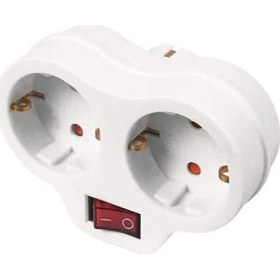 Resim Viko İkili Anahtarlı Topraklı Fiş 90301803 