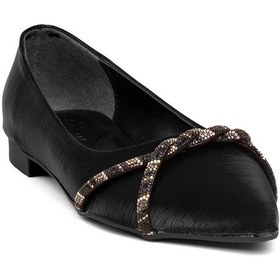 Resim Miss Park Moda Pm386 K498-1 Kadın Babet Siyah-siyah Siyah 