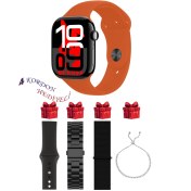 Resim Reeder P13 Blue 2022 Uyumlu Turuncu Akıllı Saat Watch 10 Mini Kordon Hediyeli Amoled Ekran 41MM 