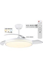 Resim Helios Opto Hs 9313 85 W 3 Pervaneli Tavan Vantilatörü Gizli Pervane ile Yüksek Performans Sağlar 