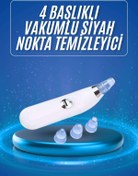 Resim Skygo Siyah Nokta Temizleme Cihazı 4 Başlıklı Vakumlu Pilli Ölü Deri Arındırma 