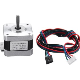 Resim Alkatronik 17HS3401 Nema 17 Step Motor 1.3A 1.6Ncm 1.8 Derece Step Adım Açı 3D Yazıcı Printer CNC Robotik 